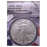 2023 ANACS MS70 SILVER EAGLE