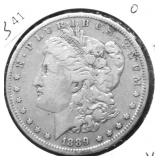 1889 O MORGGAN DOLLAR VF