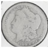 1900 O MORGAN DOLLAR AG