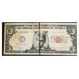 CLINTON 3 DOLLAR BILL