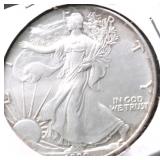 1990 SILVER EAGLE GEM