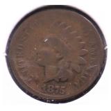 1875 INDIAN HEAD CENT VG