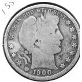1900 O BARBER HALF DOLLAR G