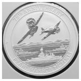 PEARL HARBOR 1 OZ .9999 SILVER ROUND