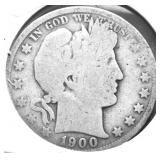 1900 D  BARBER HALF DOLLAR G