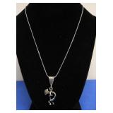 STERLING SILVER AZTEC PENDANT W/ CHAIN
