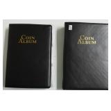 2 COIN ALBUM BOOKS   NO COINS