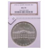 1992 D NGC MS70 SILVER DOLLAR