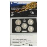 2014 SILVER PROOF QUARTERS SET