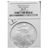 2006 NGC MS70 SILVER EAGLE