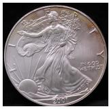 2001 SILVER EAGLE GEM