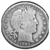 1903 BARBER HALF DOLLAR G