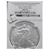 2011 NGC MS70 SILVER EAGLE