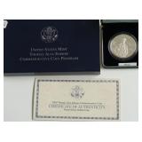 PROOF EDISON SILVER DOLLAR W BOX PAPERS