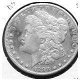 1888 S MORGAN DOLLAR XF