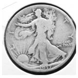 1917 WALKING HALF DOLLAR VG