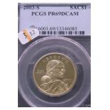 2003 S PCGS PF69DC SACAGAWEA DOLLAR