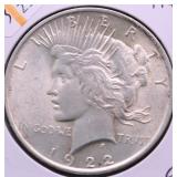 1922 CHOICE BU PEACE DOLLAR