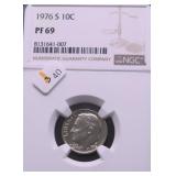 1976S NGC PF69 ROOSEVELT DIME