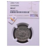 2002 P NGC MS67 STATE QUARTER