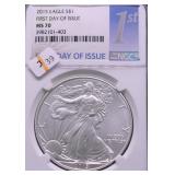 2015 NGC MS70 SILVER EAGLE