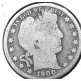 1900 S BARBER HALF DOLLAR G