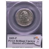 2009 PCGS GEM BU WASHINGTON QUARTER