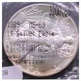1989 SILVER EAGLE GEM