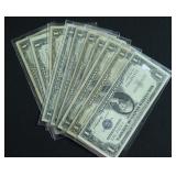10 SILVER CERTIFICATES