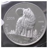 HALF OZ .9999 SILVER CANADA MAPLE LEAF
