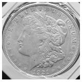 1921 S MORGAN DLLAR VF