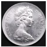 1966 CHOICE BU CANADA SILVER DOLLAR