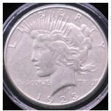 1923 S PEACE DOLLAR VF