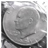 1971 D GEM BU IKE DOLLAR
