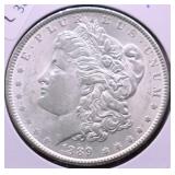 1889 GEM BU MORGAN DOLLAR