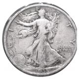 1935 WALKING HALF DOLLAR VF