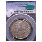 1936 S PCGS MS66 CAC ARKANSAS HALF DOLLAR