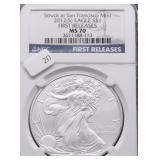 2012 S NGC MS70 SILVER EAGLE