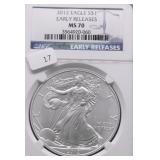 2012 NGC MS70 SILVER EAGLE