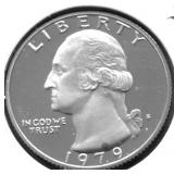 1979 S TYPE 2 PROOF WASHINGTON QUARTER