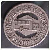 SPRIGNGFIELD OHIO TRANSIT TOKEN AU