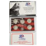 2005 SILVER PROOF QUARTER SET