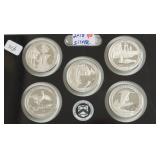 2018 SILVER PROOF QUARTER SET