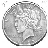 1922 S PEACE DOLLAR XF