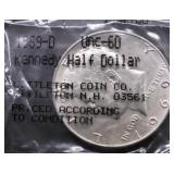 1969 D CHOICE BU KENNEDY HALF DOLLAR