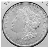 1921 D MORGAN DOLLAR XF