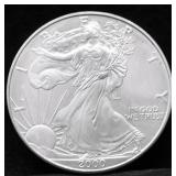 2000 SILVER EAGLE GEM
