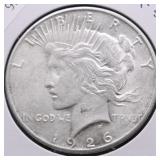 1926 S PEACE DOLLAR VF