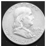 1960 FRANKLIN HALF DOLLAR  VF