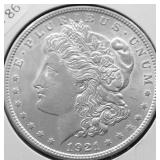 1921 MORGAN DOLLAR VF